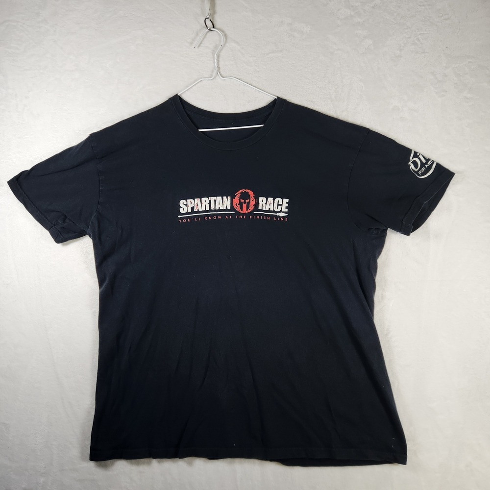 Spartan‎ Race Mens Graphic T-Shirt Dial for Men 2012 Race Series Black